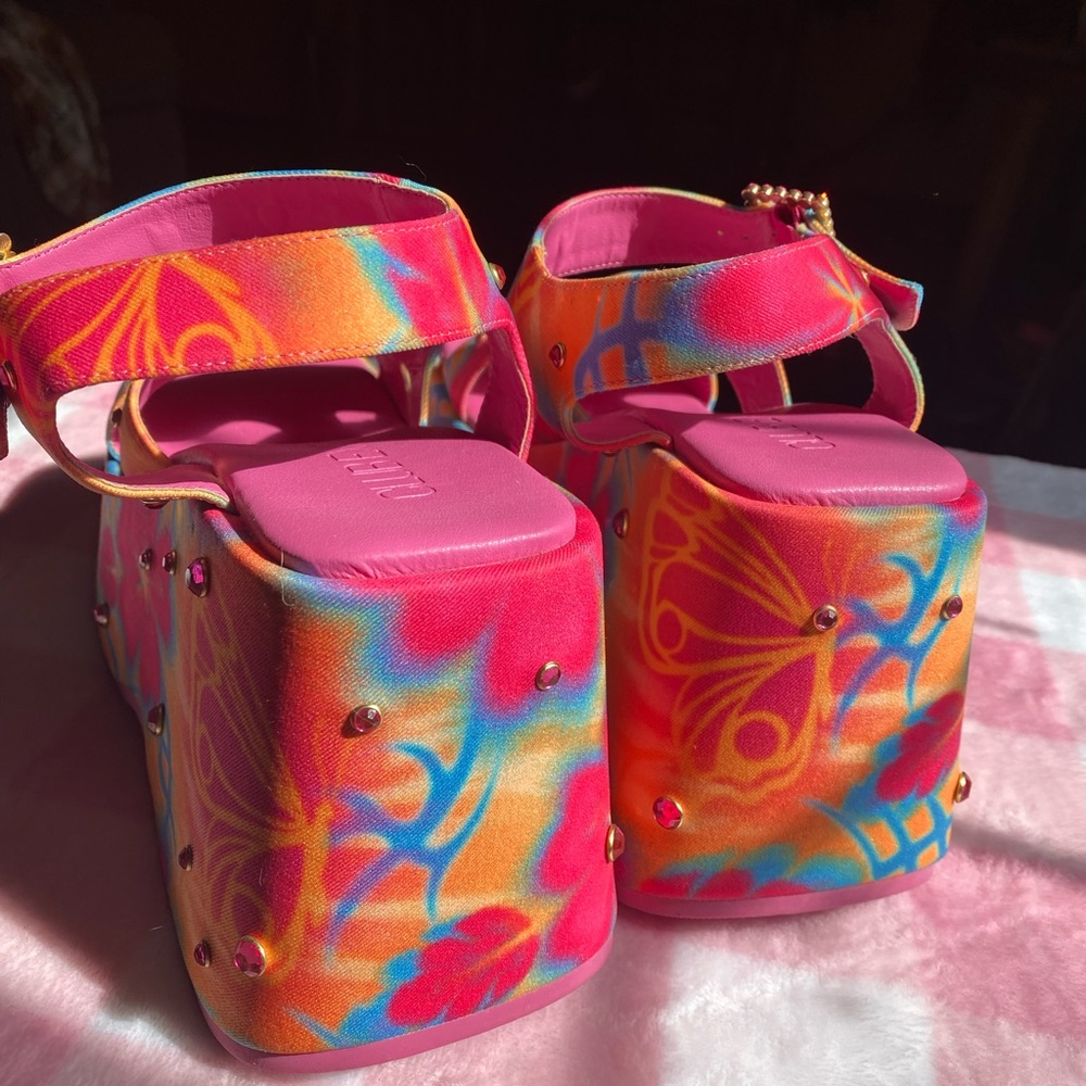 Club exx tropical platform sandal - Picture 3 of 5